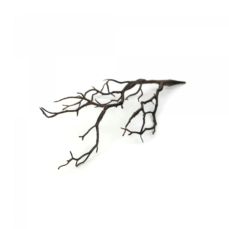 Decorative desert bush 30x15cm - dark brown